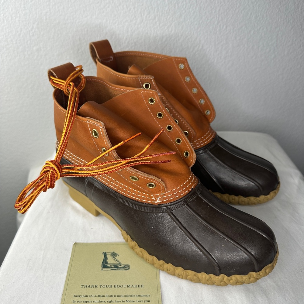 L.L. Bean Brown and Tan Men's Boots